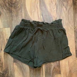 Green shorts